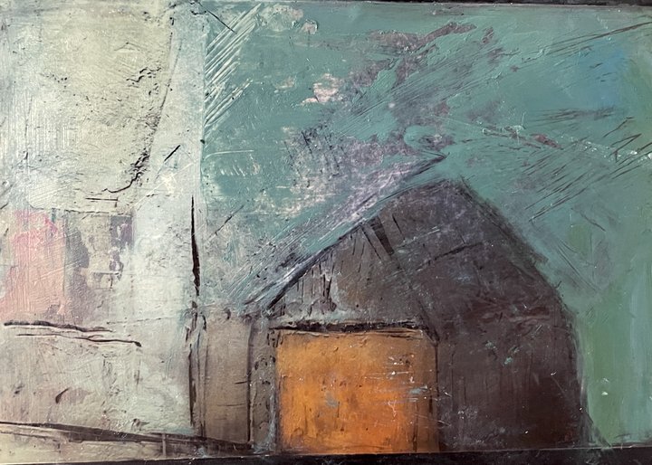 Shack with Pink